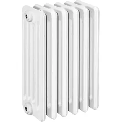 ASW DIN-Gussradiator Berlin RAL 9010, 5 Glieder, 580x300x220 mm, Höhe 500 mm