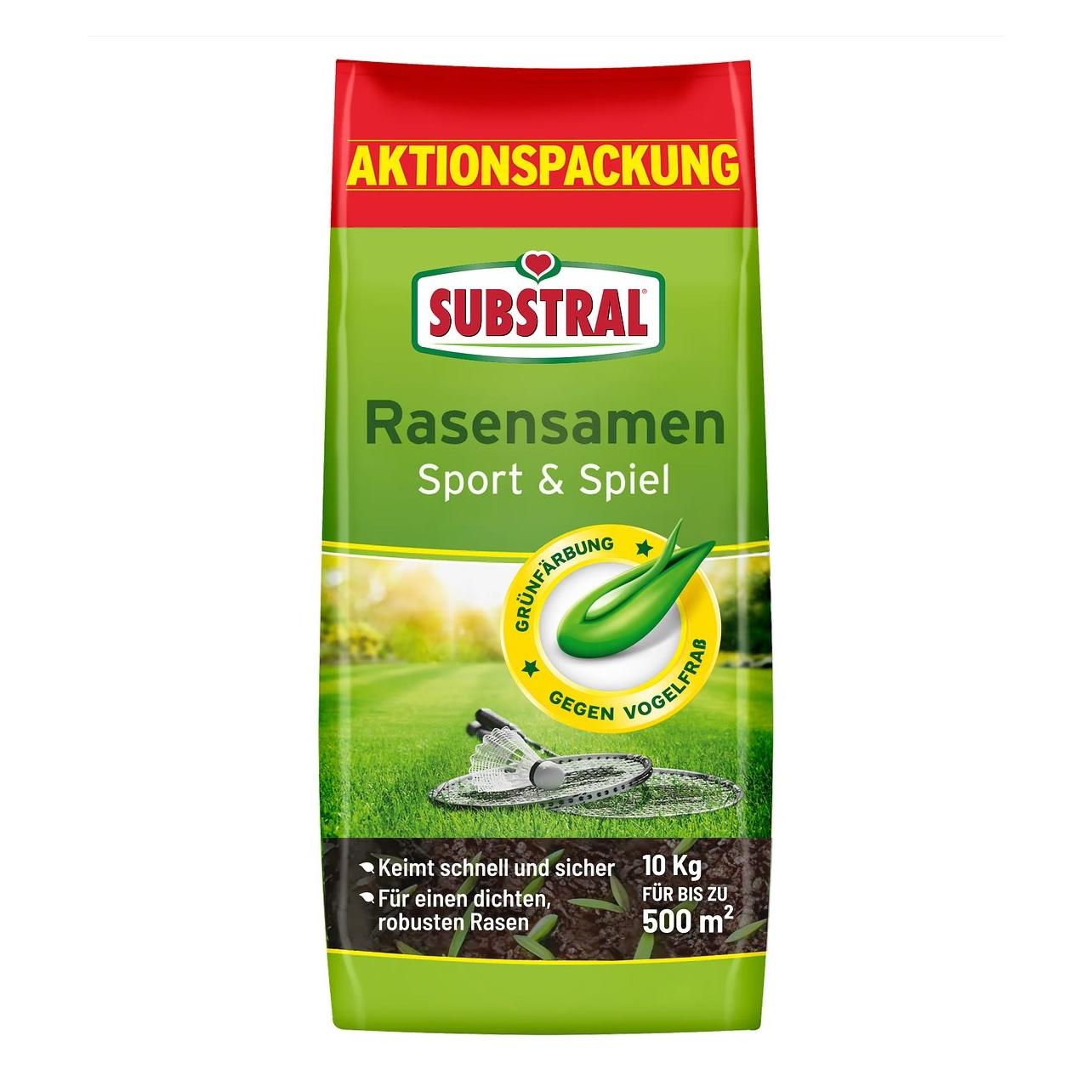 Substral Rasensamen Sport und Spiel 10 kg fr 500 m (Rasensamen) (31682152)