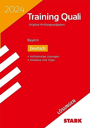 STARK Lösungen zu Training Abschlussprüfung Quali Mittelschule 2024 - Deutsch 9. Klasse - Bayern - Preis vom 11.10.2026 15:43:13 h
