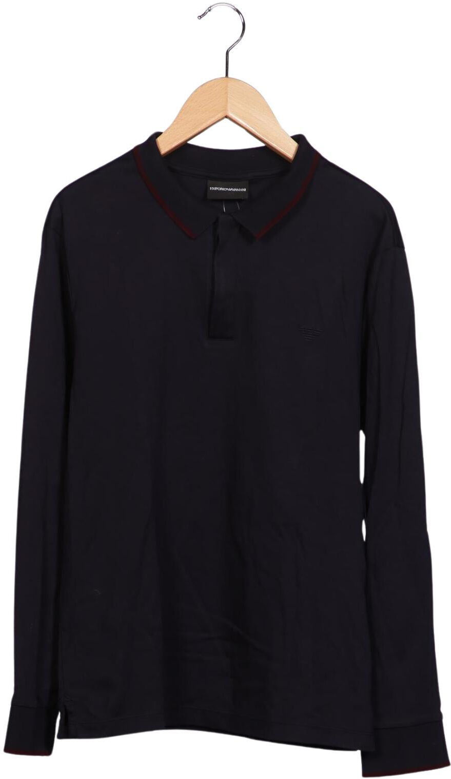 Giorgio Armani Emporio Armani Herren Poloshirt, Marineblau, Gr. M, Baumwolle - Second Hand