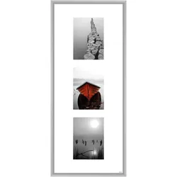 Nielsen Bilderrahmen Collage Gallery Junior Aluminium Silber Matt / 3X 13x18