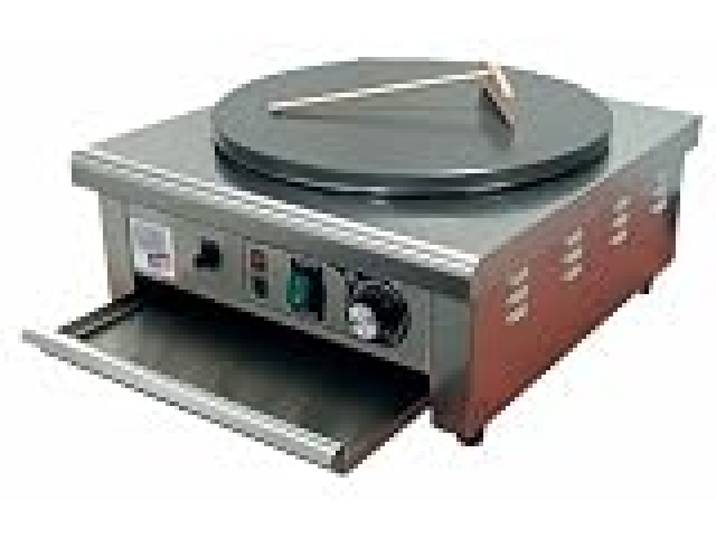 Crêpière Electrique 1 Plaque en Fonte Adhésive 400 mm - L2G