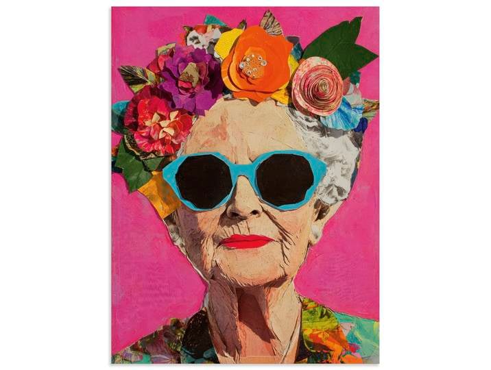 Artland Wild und fabelhaft, Frau mit Blumenkranz Bilder von Frauen 1 Stk. tlg. als Alubild, Leinwandbild, Poster, Wandaufkleber in verschied. Grössen