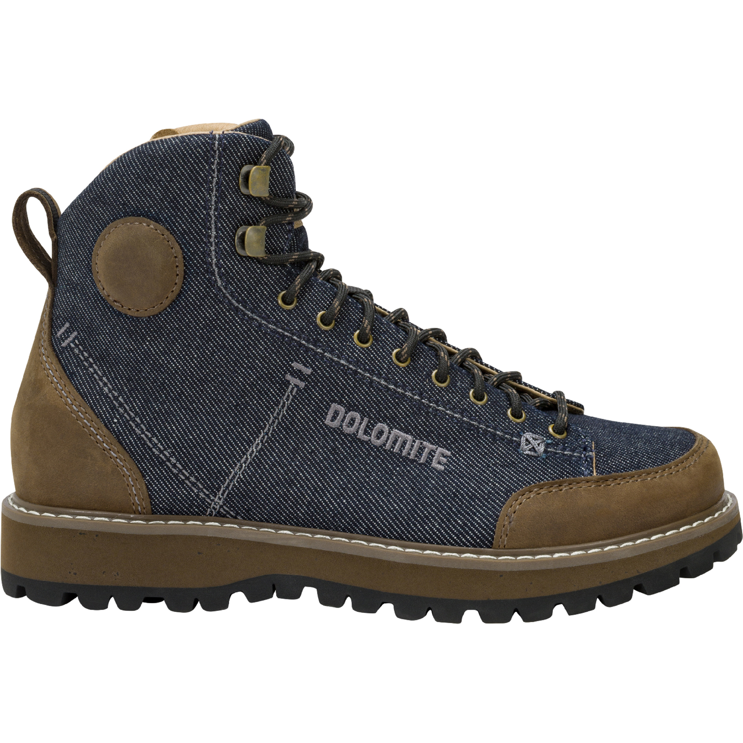 Dolomite 54 High Denim Freizeitschuhe braun Größe 44.5 Lifestyle Atmungsaktiv
