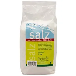 reines deutsches Steinsalz - Fein 1kg