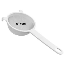 Sieb Teesieb Küchensieb Mehlsieb Seiher Puderzuckersieb Filter Kunststoff 7 cm