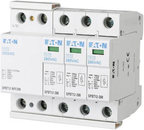 Eaton 158332 SPBT12-280-3+NPE Überspannungsschutz-Ableiter Überspannungsschutz für: Verteilerschrank 1St.