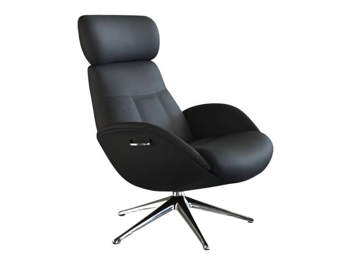 Sessel Metro Elegant, Flexlux, dakota deep black, Leder
