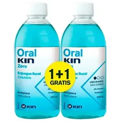 Kin Oralkin Zero Mundspülung Pack 2 Einheiten