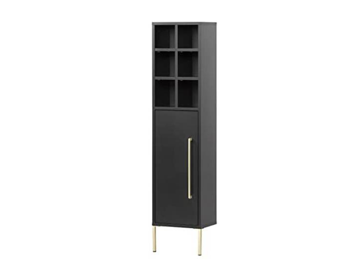 Schildmeyer Gloria 152607 Buffet Haut\, Noir/Or\, 130\,6 x 30\,4 x 21\,8 cm