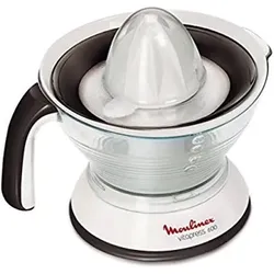 Moulinex PC300B10, Entsafter, Weiss, Grau