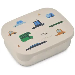 Liewood Arthur Cars, Lunchbox, Mehrfarbig, Beige