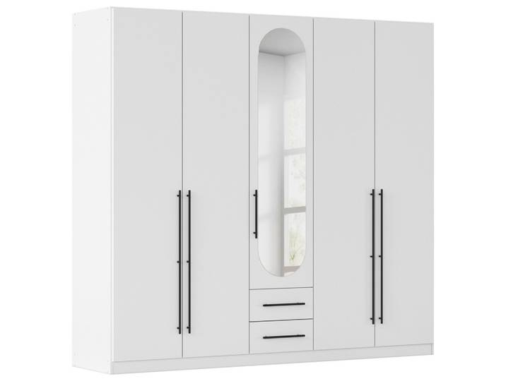 Drehtürenschrank 226/210/54 cm Weiss