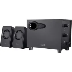 Trust Avora 2.1, PC Lautsprecher, Schwarz