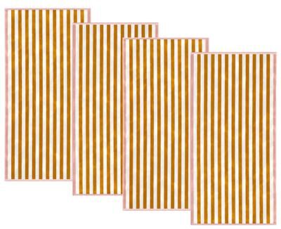Linery & Co. Oversized Cotton Stripe Beach Towel