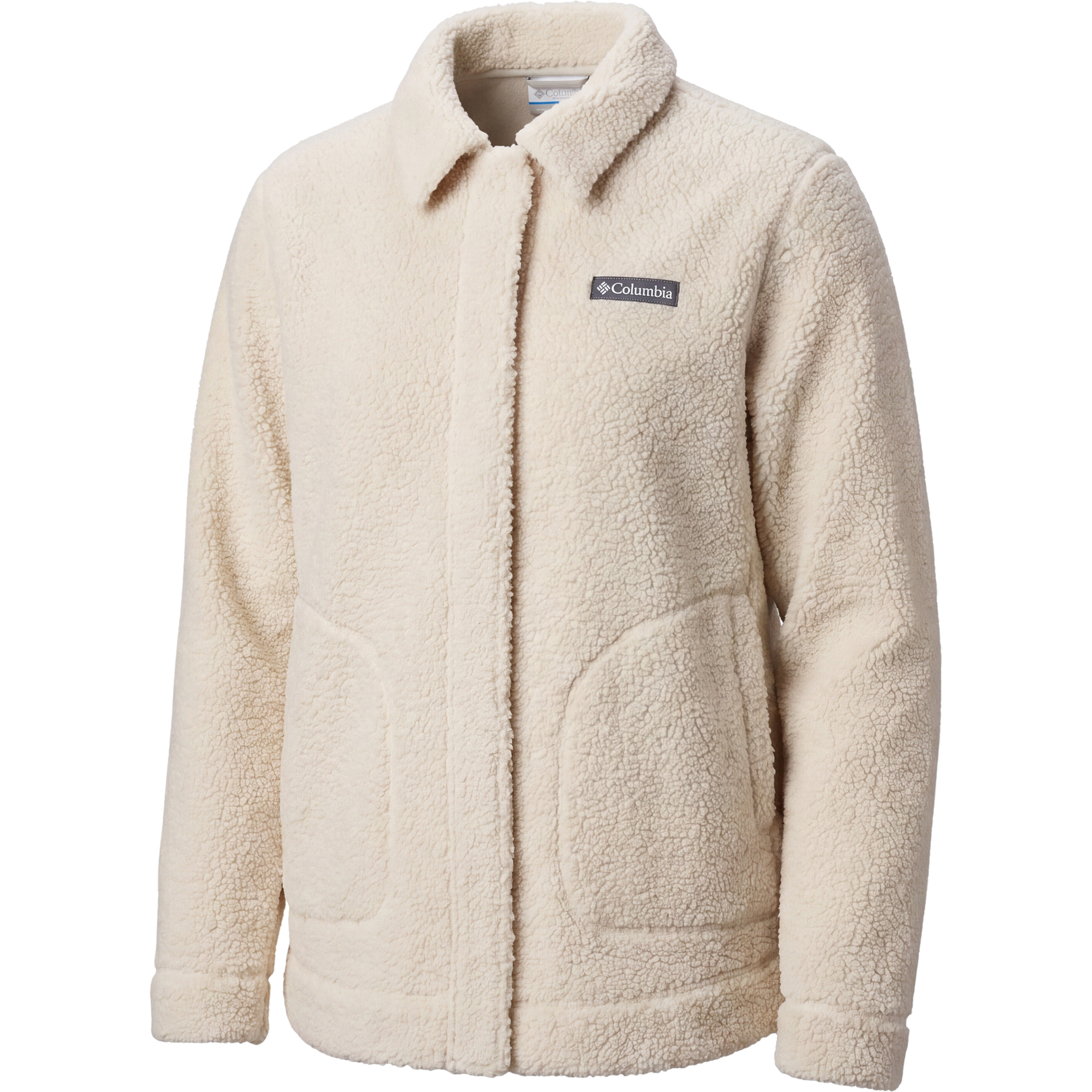 Columbia Panorama Shirt Damen Fleecejacke beige Größe S Lifestyle Hautfreundlich