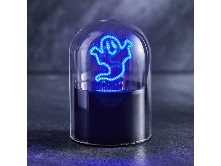 Lumière néon GLOWBALL Fantôme Ø 7cm Noir