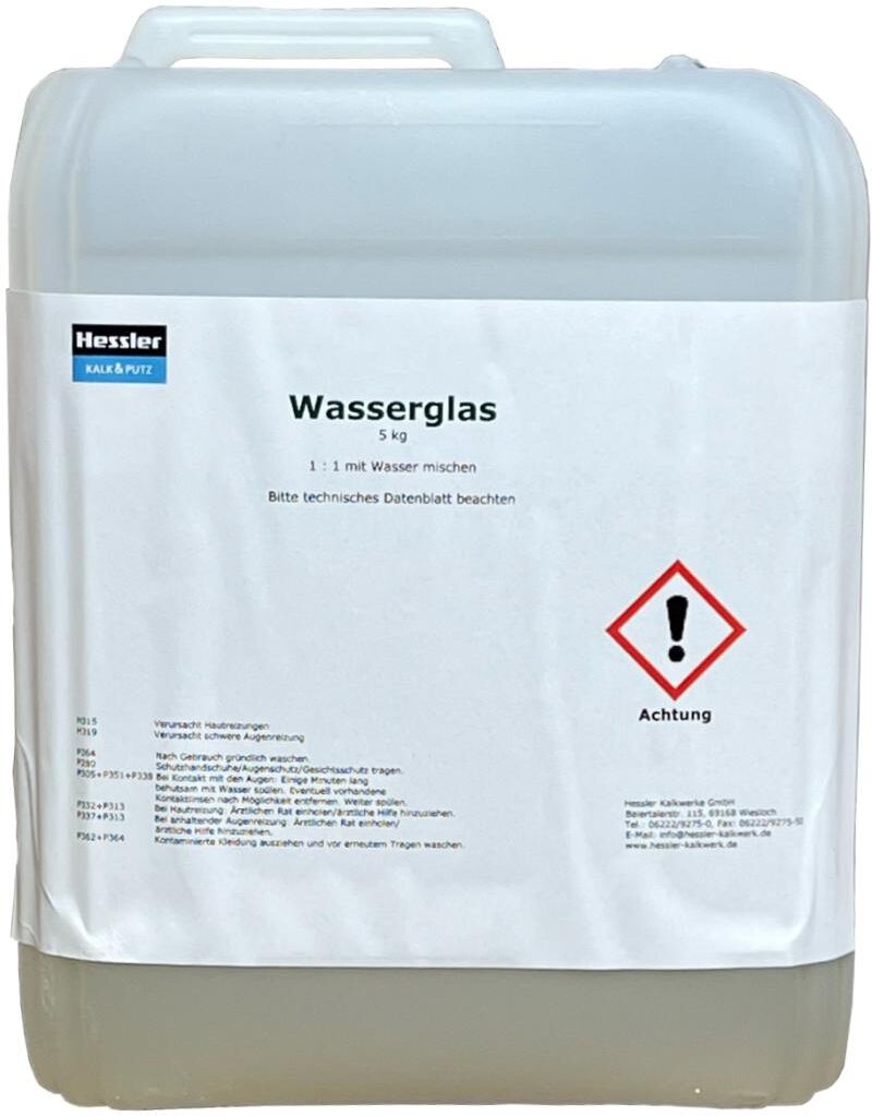 Hessler Kalk&Putz Hessler Lithium-Wasserglas, Putzgrundverfestiger, Tiefengrund, 5 kg