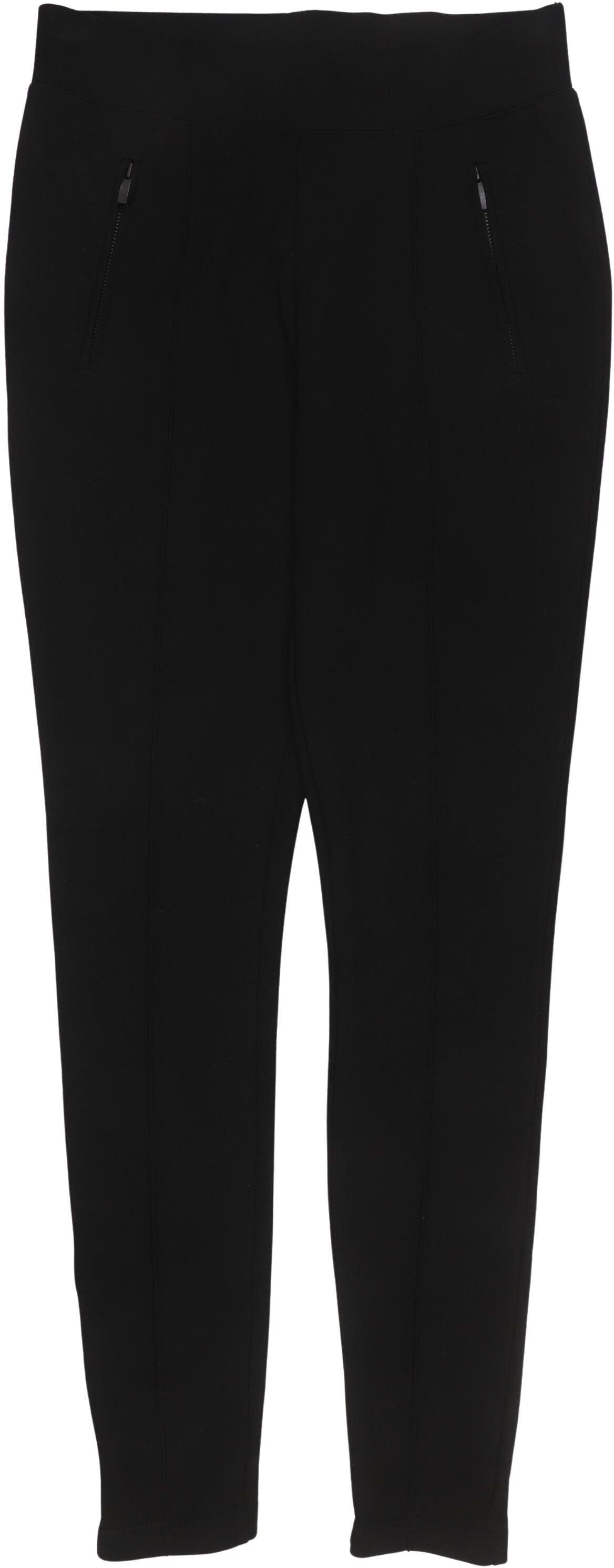 Opus Damen Stoffhose, Schwarz, Gr. W26, kein / Etikett - Second Hand