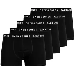 Jack & Jones Herren Boxershort JACHUEY TRUNKS 5er Pack - Black - L