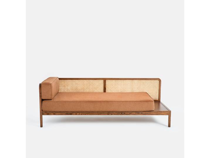 LA REDOUTE Banquette Daybed, SCILLIA 3 Places Marron Ecureuil