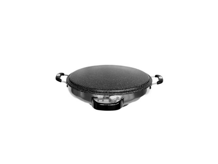 Almina Crêpesmaker Elektrischer Fladenbäcker ø50 cm - Antihaftbeschichtung, 2300W, 2300 W, Ø 50 cm, Granit-Antihaftbeschichtung, Temperaturregelung