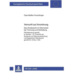 Vernunft auf Anordnung, Fachbücher von Clas-Steffen Feuchtinger