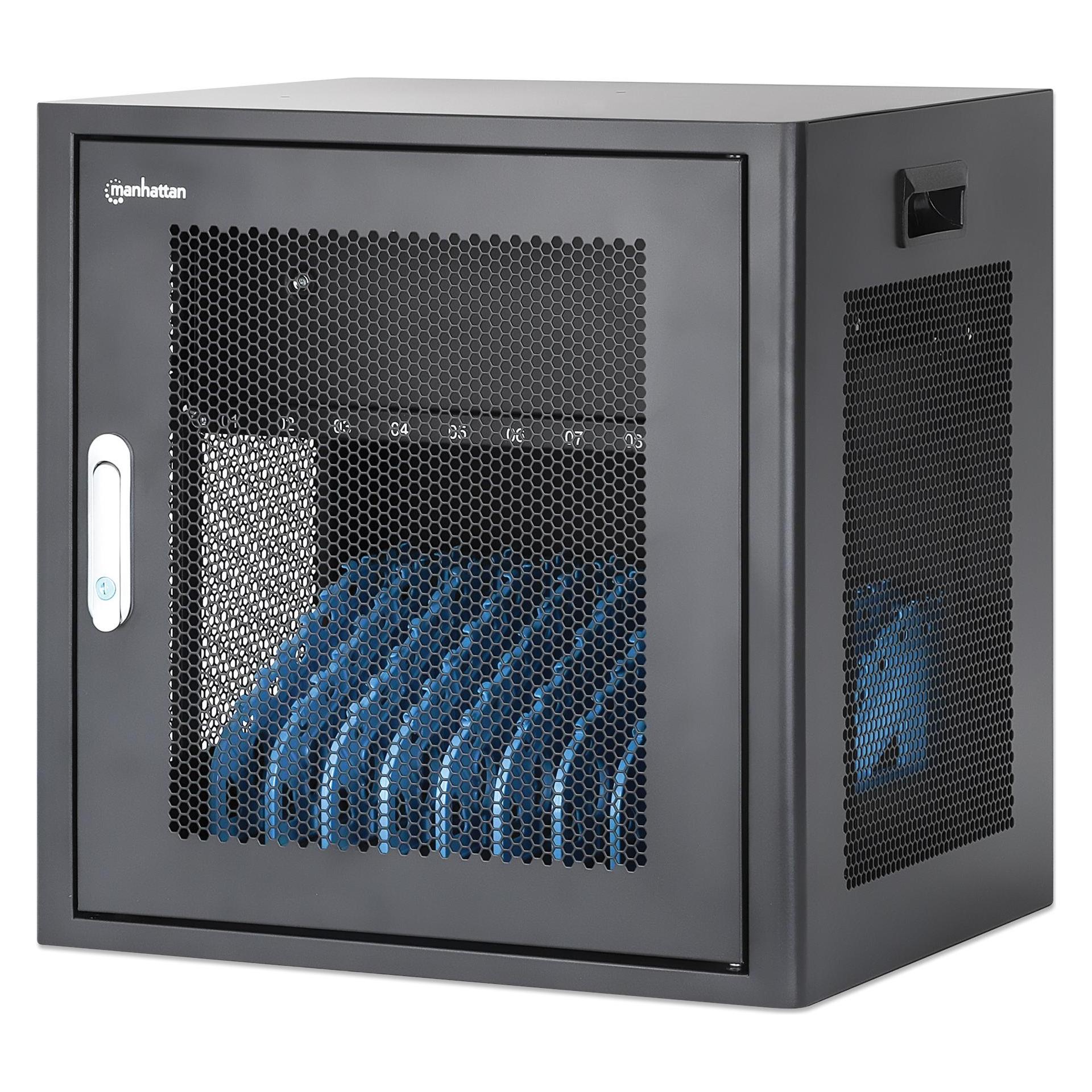 Manhattan MH 10-Bay AC Charging Cabinet, EU, Black (181204)