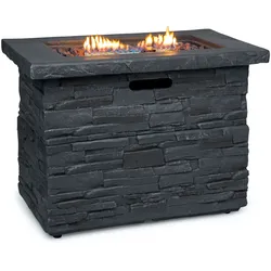 Anafi Gas-Feuerstelle 40.000BTU/13kW Abdeckung Edelstahlbrenner