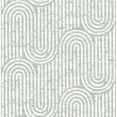Scott Living Trippet Sage Zen Waves Wallpaper