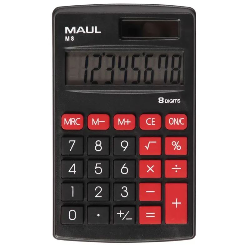 MAUL M 8 Taschenrechner schwarz