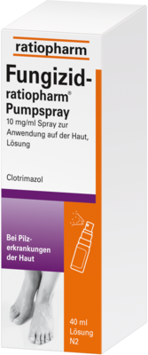 ratiopharm GmbH FUNGIZID-ratiopharm Pumpspray 40 ml 03417781