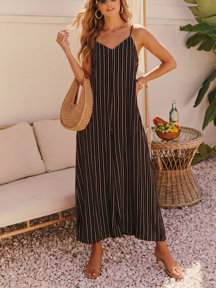 LA Angels Jumpsuit in Schwarz - XL