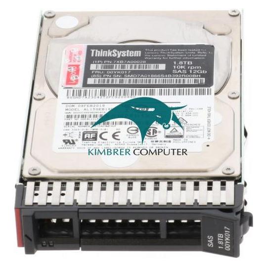Lenovo ISG ThinkSystem HDD, 2.5 inch, 10000rpm SAS Hot Swap 512e (1.80 TB, 2.5") (7XB7A00028)