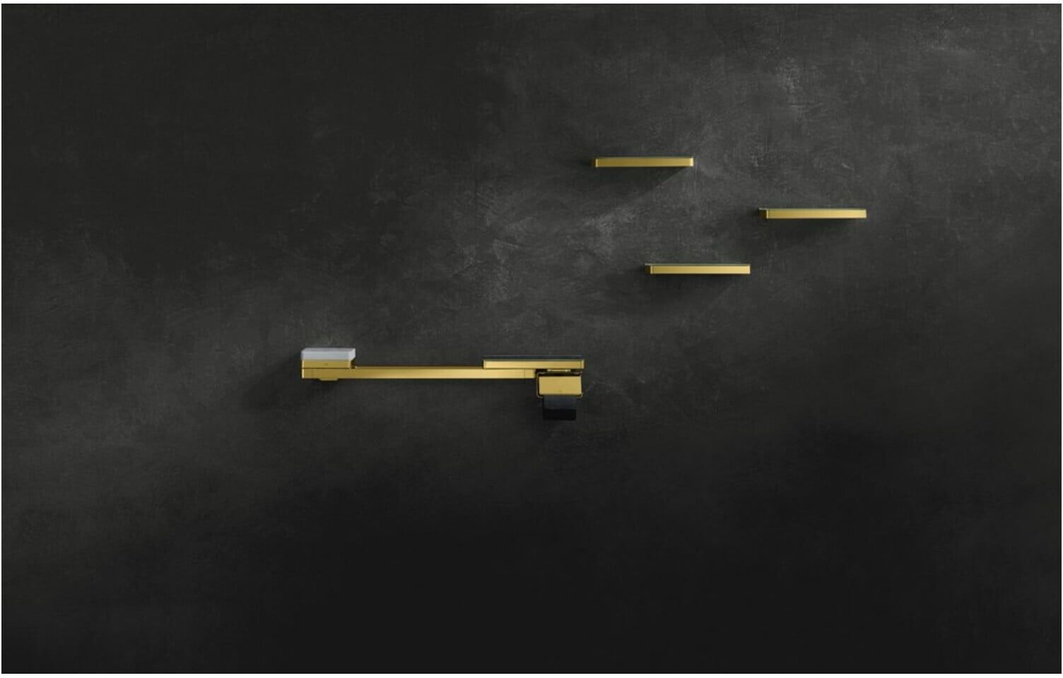 Hansgrohe Ablage Axor universal 300mm, polished gold optic (42838990)