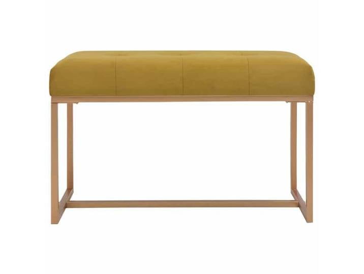 VIDAXL - Meuble Banc - Banc 80 cm - Moutarde Velours_10474