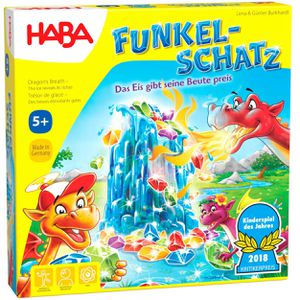 Haba Brettspiel 1303402001, Funkelschatz, ab 5 Jahre, 2-4 Spieler