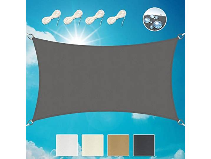 Sol Royal Sonnensegel rechteckig wasserdicht Segeltuch UV Sonnenschutz