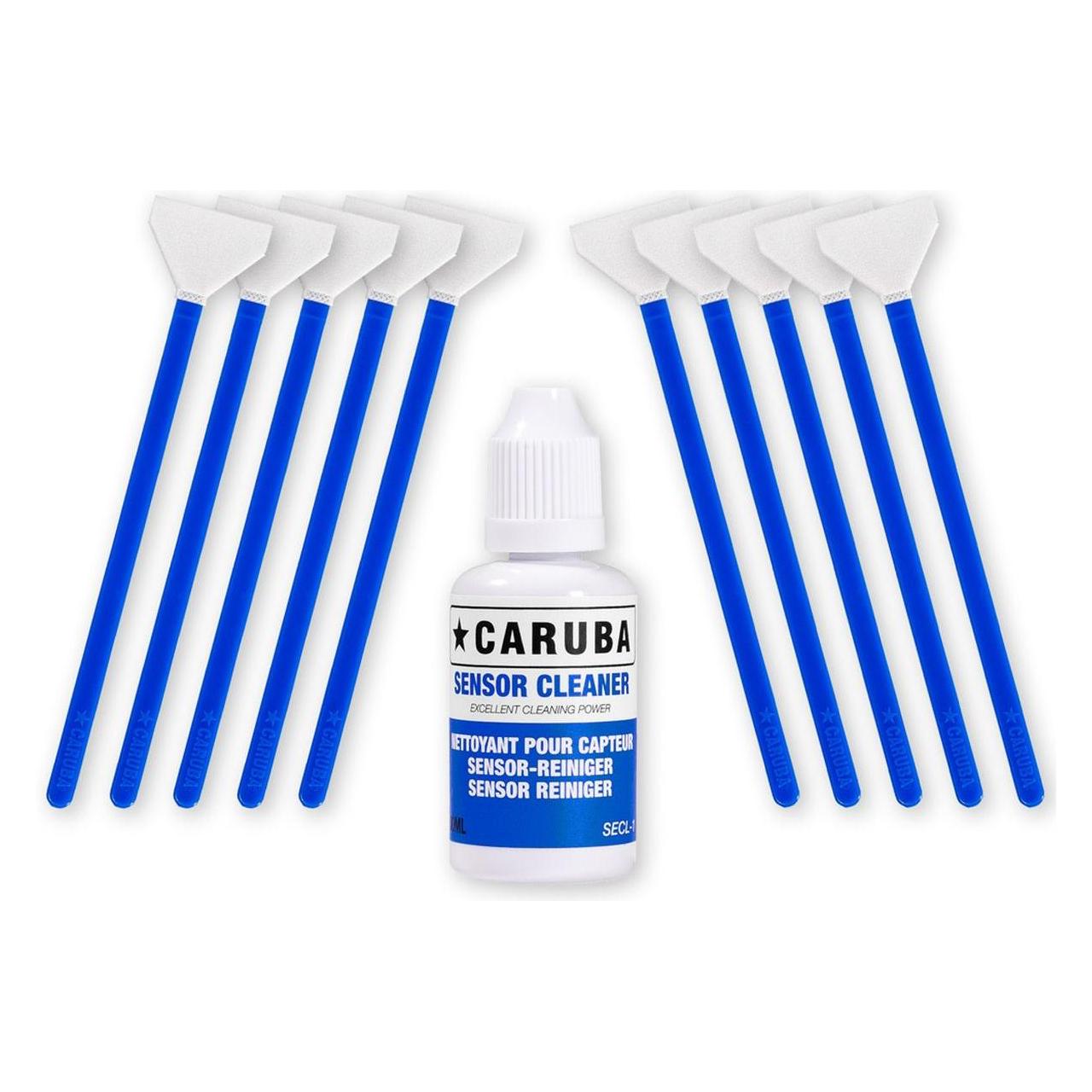 Caruba Reinigungsspatel für Vollformat Sensoren (24mm) Kit mit Reiniger 30ml (D159881)