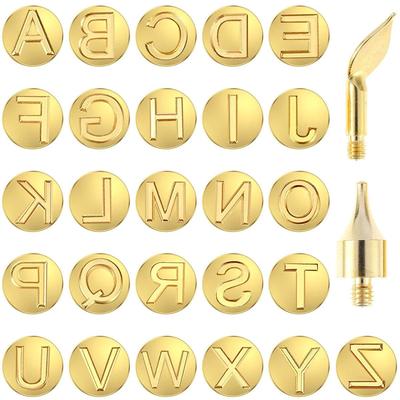 Wood Burning Letter Tip Set For DIY Branding And Personalization Wood Burning Letter Tip Set For DIY Branding And Personalization