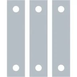 ABB STRIEBEL & JOHN WZC2U1 Wandlerlasche, für CombiLine Mess- und Wandlermodule Kupferschiene, lose Lieferung