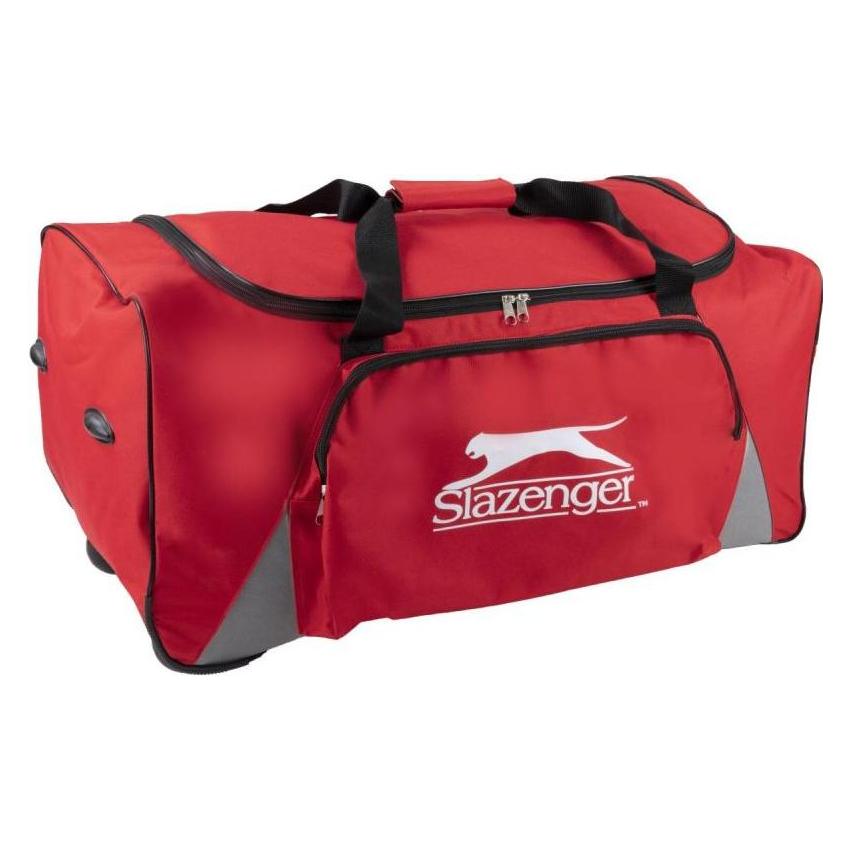 Slazenger Torba Sportowa Podróżna Z Kółkami Czerwona (60 l) (47817975)