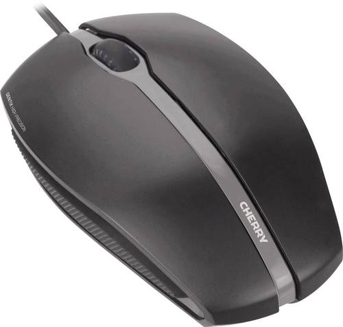 CHERRY Gentix Illuminated Maus USB Optisch Schwarz 3 Tasten 1000 dpi Beleuchtet