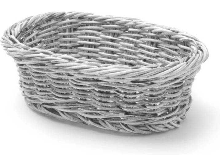 HENDI Ovale broodmand – lichtgrijs – vaatwasmachinebestendig – 190x120x60 mm