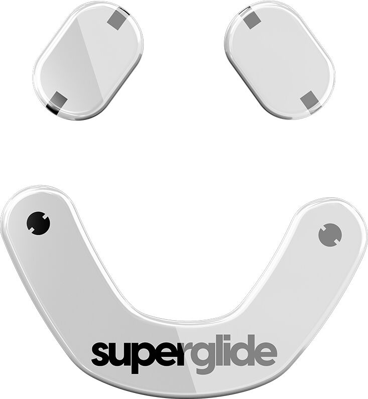 Superglide Glas Skates Till Steelseries Prime Mini Wired/prime Mini Wireless - Vi