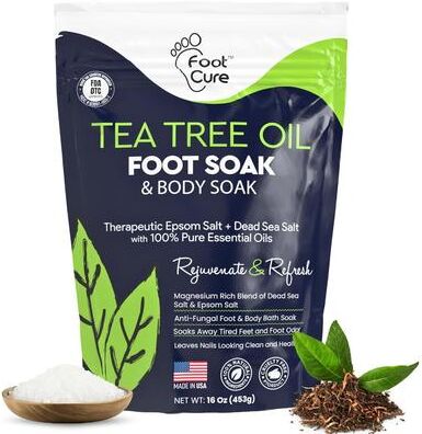Quick Pick Pro Tea Tree Oil Foot Soak, Soothes Sore Tired Feet, Repairs Toenail, Softens Calluses, Athletes Foot Treatment Tea Tree Oil Foot Soak, Soothes Sore Tired Feet, Repairs Toenail, Softens Calluses, Athletes Foot Treatment