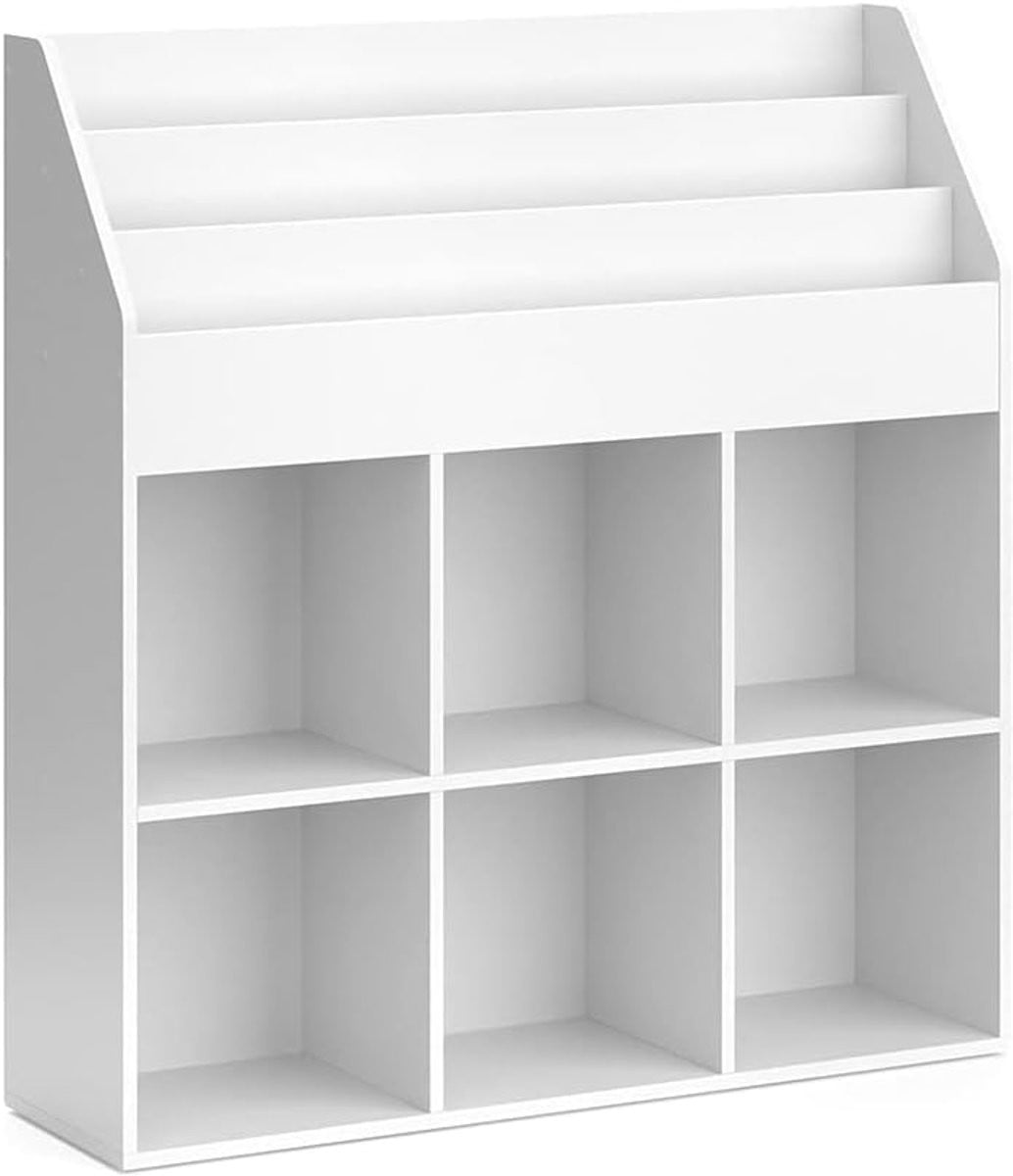 Wit Kinder Boekenkast Wandmodel voor de Kinderkamer
