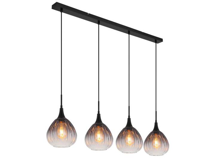 Globo Hängeleuchte, Klar, Glas, Metall, 20x120x110 cm, CE, Lampen & Leuchten, Innenbeleuchtung, Hängelampen, Pendelleuchte