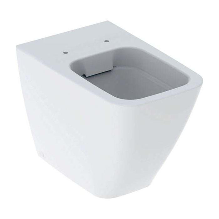 Geberit iCon Square Stand-Tiefspül-WC 211910000 35x56cm, wandbündig, geschlossenen, rimfree, weiß