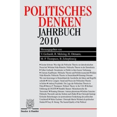 Politisches Denken. Jahrbuch 2010., Taschenbuch von , Duncker & Humblot, 978-3-428-13454-0